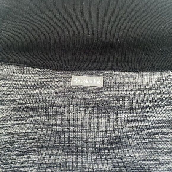 COLUMBIA women’s gray and black full zip track gym jacket two pockets size M - Picture 6 of 13